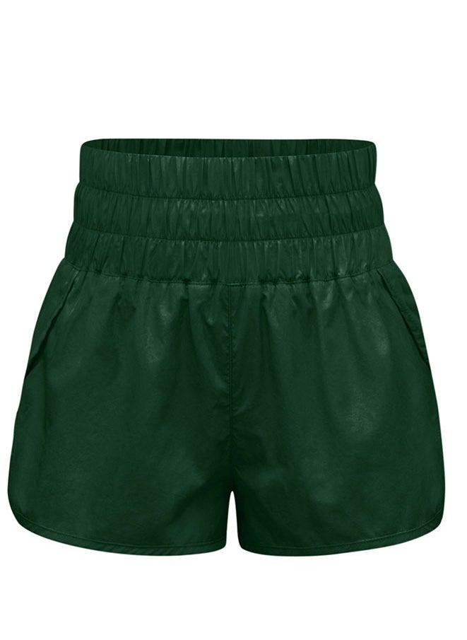 Muyixin Womens High Waisted Athletic Shorts Elastic Casual Summer Running Shorts Quick Dry Gym Workout Shorts L  - Image 5