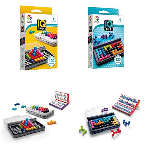 SmartGames IQ Bundles 3D Series, IQ Puzzler Pro IQ Fit 240 Challenges, Ages 6-Adult - Image 1