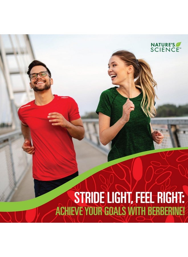 Nature's Science Berberine HCL with Phytosome Green Tea for Weight Management, 100% Pure Clinical Grade Berberine HCL for Better Absorption - Helps Metabolism, Keeps Full for Longer - 60 Caps - Image 5