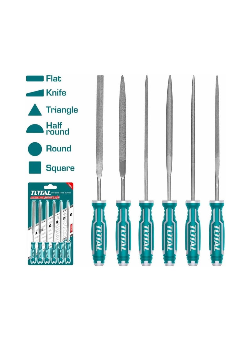 TOTAL File set 6 pcs 140 mm - Image 1