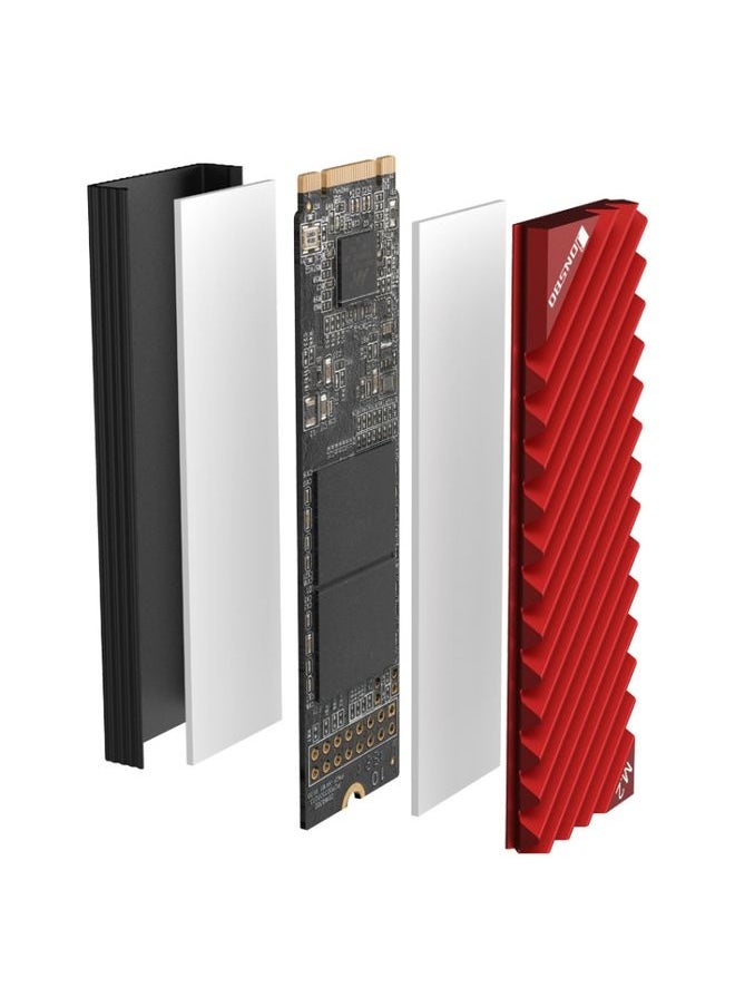 BURAQ - Jonsbo M.2-3 Solid State Radiator For NVME/SSD(Grey) - Image 1
