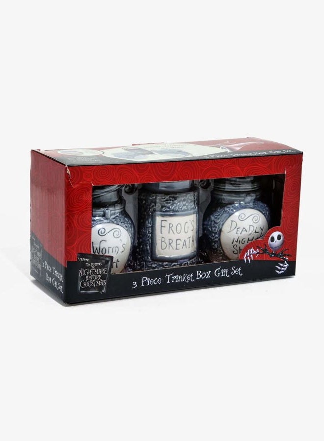 Hot Topic Exclusive: Nightmare Before Christmas Trinket Jar Set - Tim Burton Collectibles. Limited Edition! - Image 4