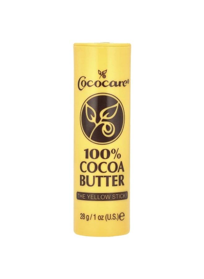 Coco care كوكاكير، عصا زبدة الكاكاو 100%، 1 أونصة (28 جرام) - Image 1