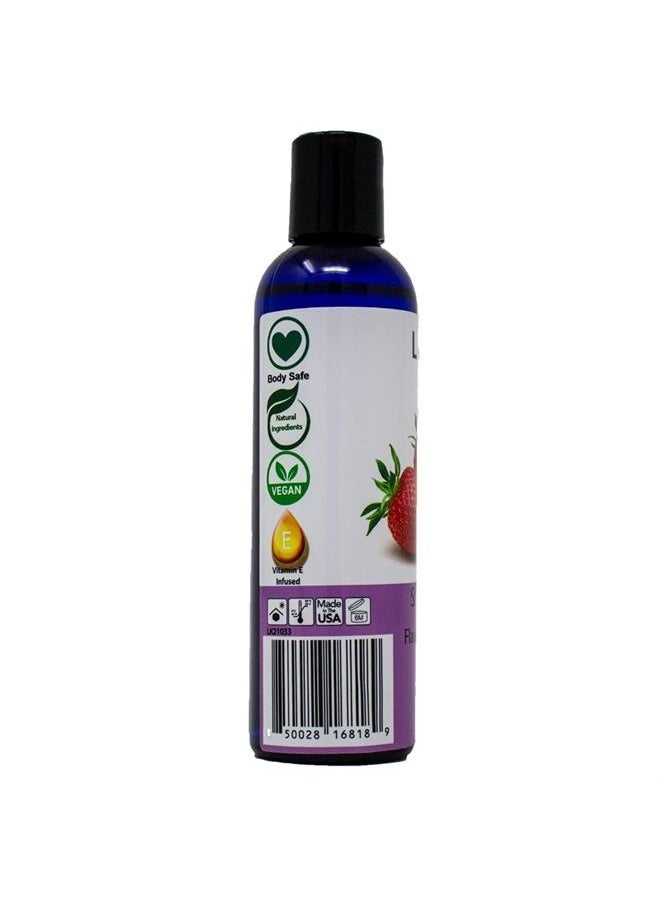 LICK Strawberry Flavored Massage Oil for Massage Therapy - Relaxing Muscle Massage for Men and Women with Natural Vitamin e Oil with Aromatherapy Oils for Skin use - Essential moisturizing Body Oils 4 oz  - Image 4