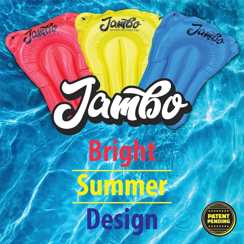 JAMBO 3 Pack Inflatable Body Boards for Water Slides, Boogie Boards for Pool, Lake & Slip Slides, Lightweight Floating Water Toys for Kids & Adults - Image 2