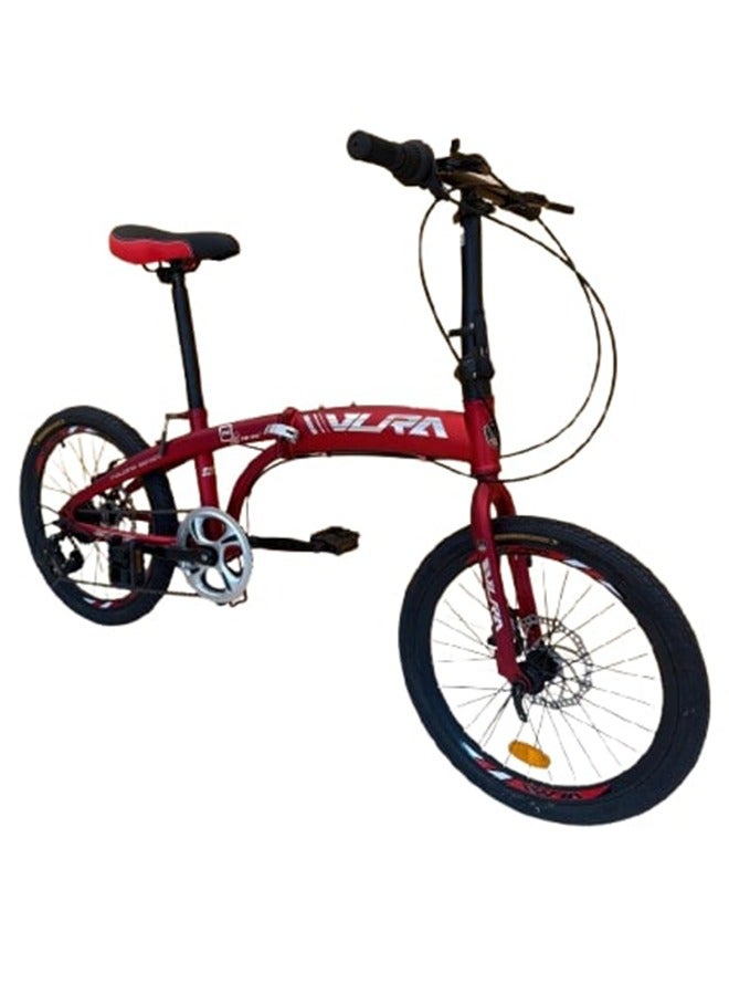 VLRA Mountain Bike || 21 speed Shimano gear || Black/Red || For teens - Image 1