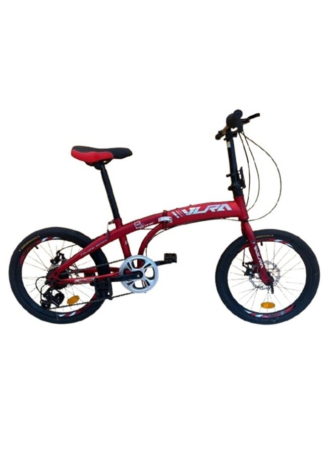 VLRA Mountain Bike || 21 speed Shimano gear || Black/Red || For teens - Image 2
