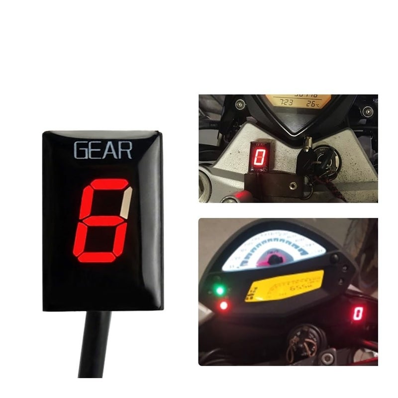 عرض مؤشر ناقل الحركة للدراجات النارية Green Bracket موديلات GSX750F GSX600F GSX F 750 600 - Image 5