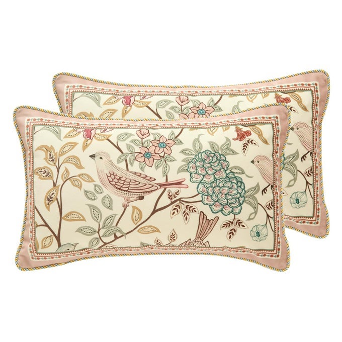 VELVET EURO SHAM DECORATIVE THROW PILLOW COVERS SET SOFT DURABLE CUSHION CASES PILLOWCASE FOR COUCH BEDROOM CAR 2 PACK PINK RECTANGLE