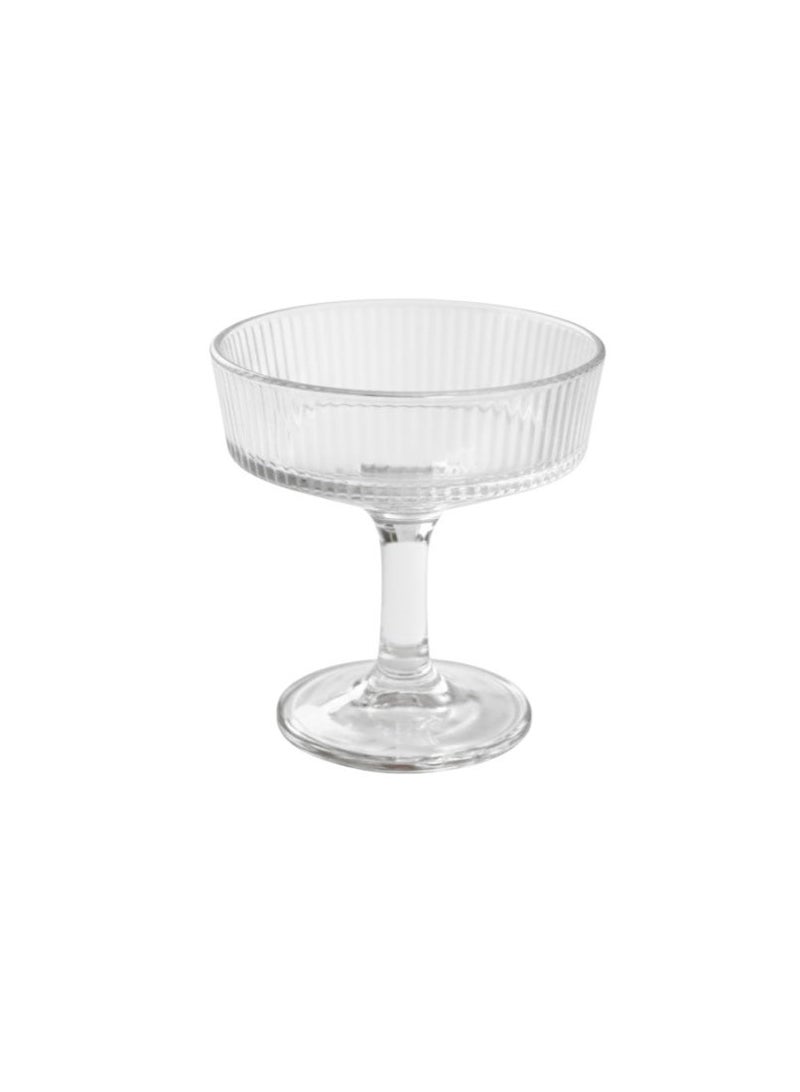 AL-GANNAS Set of 8 Crystal Glass Dessert Bowl Set with Base | Premium Cups for Sweets & Ice Cream - Image 4