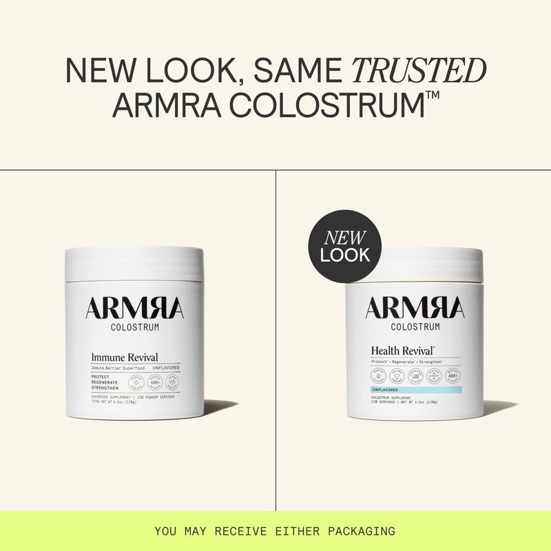 ARMRA Colostrum Powder  Unflavored  Gut Health  Bloating  Skin  Hair  Immunity  Keto Gluten  FatFree  120 Servings - Image 2