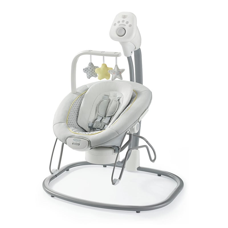 GRACO Graco Sway2Me Portable Baby Swing and Bouncer Seat with Music Sounds and Adjustable Settings Watson Collection
