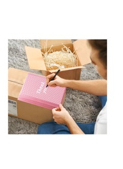 OASIS-TH Pack of 20 Self-Seal Bubble Mailers 18 X 20 CM Out Bags Cushioning Wrap Pouch for Packaging Mailing and Shipping Pink  - Image 3