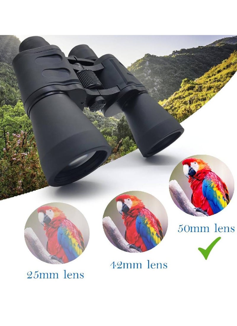 Generic 20X50 Large Eyepiece Binoculars High Definition Binoculars Low-light Night Vision Outdoor Travel Telescope  - Image 3