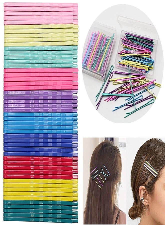 AKADO Wedding grip metal hair pins salon bobby hair clip hairdressing for women and girls (Multicolor-12 PCS) - Image 2