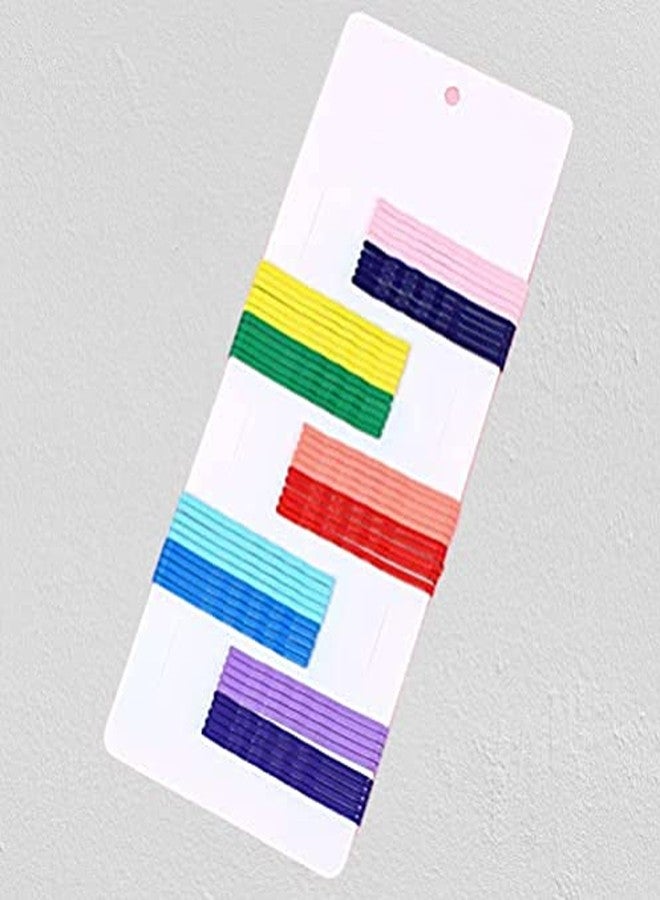 AKADO Wedding grip metal hair pins salon bobby hair clip hairdressing for women and girls (Multicolor-12 PCS) - Image 5
