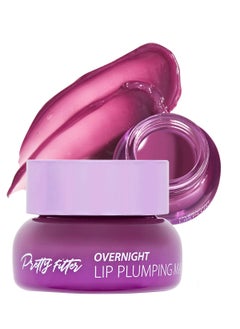Touch in Sol Touch in Sol Pretty Filter Overnight Lip Plumping Mask - Korean Lip Treatment Mask for Dry and Cracked Lips - Lip Volumizing and Intensive Nourishing with Shea Butter - Fig and Vanilla Scent  - Image 1