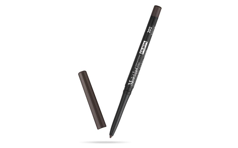 PUPA Milano Made To Last Definition Eyes - Creamy Retractable Automatic Eyeliner - Easily Create Instant, Smudge Free Intensity - Lasting Color Liner For Waterline Or Lid - 202 Dark Cocoa - 0.012 Oz
