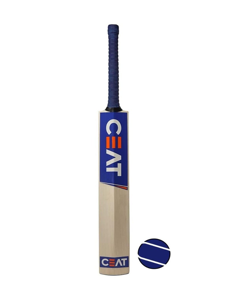 XTROKE Popular Willow Cricket Bat with Tennis Ball Combo for Boys and Girls (Size-5(11 to 13 Years Boys & Girls)) - Image 1