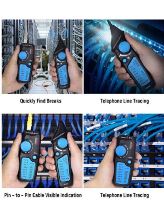 BSIDE Multi-functional Network Cable Tester for RJ11 RJ45 Lan Cable with Probe Ethernet - Image 2