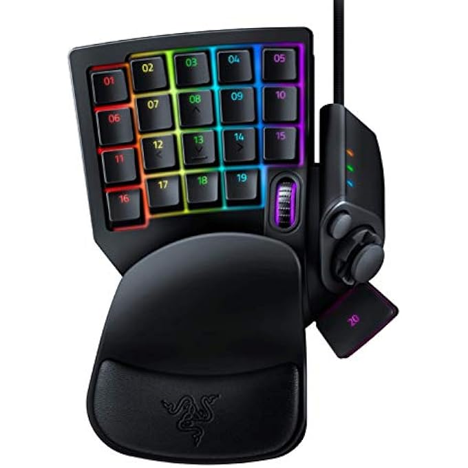 rayihni TARTARUS V2 GAMING KEYPAD: MECHA-MEMBRANE KEY SWITCHES - 32 PROGRAMMABLE KEYS CUSTOMIZABLE CHROMA RGB LIGHTING MACROS CLASSIC BLACK - Image 1