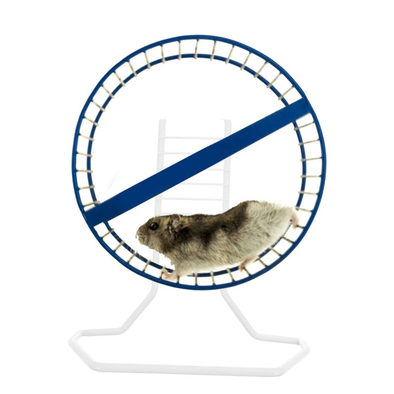 Toyandona Iron Hamster Running Wheel Support Rack Silent Lightweight Exercise Disc Holder For Dwarf Gerbils Pets Stable Animal Accessory - Image 4