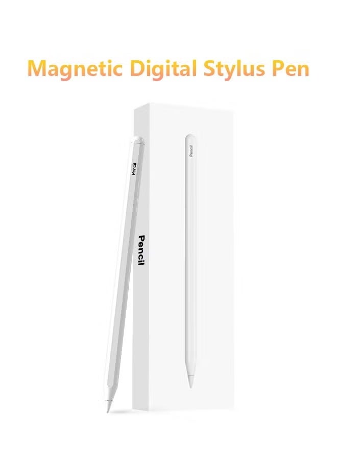 Anna&Mo ✍️ Stylus Pen Compatible with iPad Pro 11 inch, iPad Pro 12.9 Inch, iPad Air 4/5, iPad Mini 6, Magnetic Wireless Charging, Only works with magnetically chargeable iPads