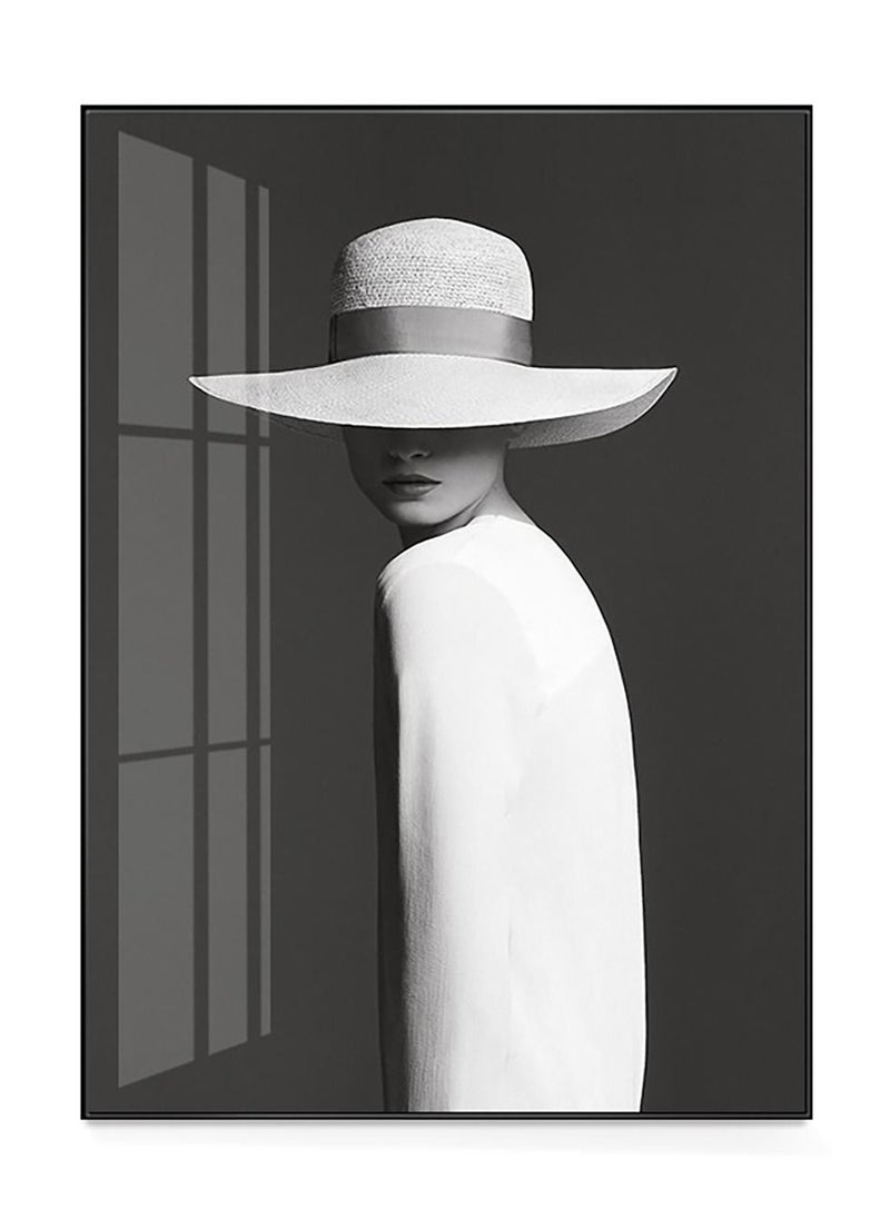 Merry Moments Modern Minimalist Abstract Canvas Paintings Sketch Poster Print Wall Art Pictures for Living Room Bedroom Home Decor with Black Frame 42X62cm Type B  - Image 2