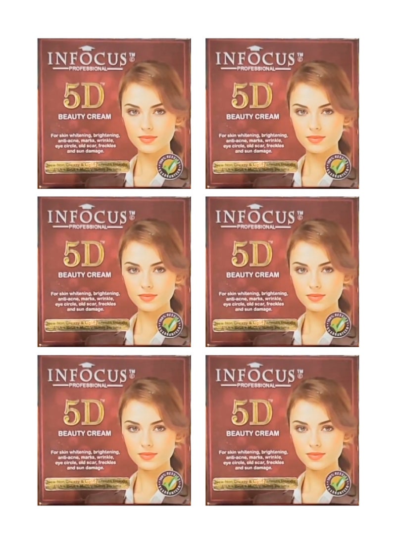Infocus Professional Pearl Beauty Cream - 6x30g