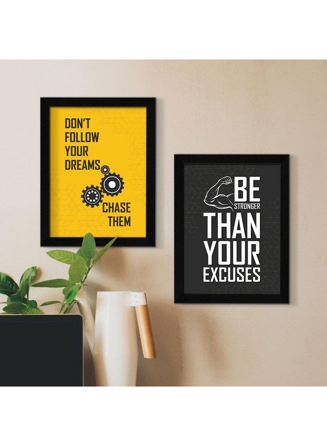 ArtX Paper Gym Big Health Quotes Wall Frame Art Painting, Multicolor, Inspirational, 10X13 inches each, 20 X 26 inches combined, Set of 4 - Image 5