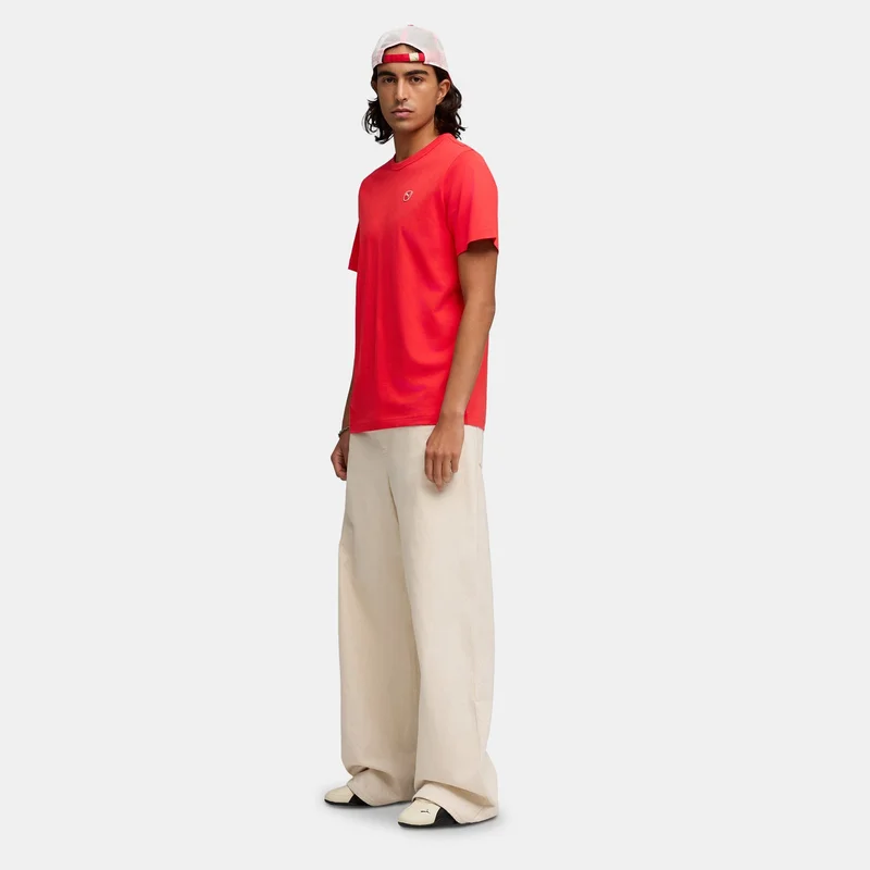 Puma Red Men's ESS Elevated T-Shirt for Men | Best Price UAE
