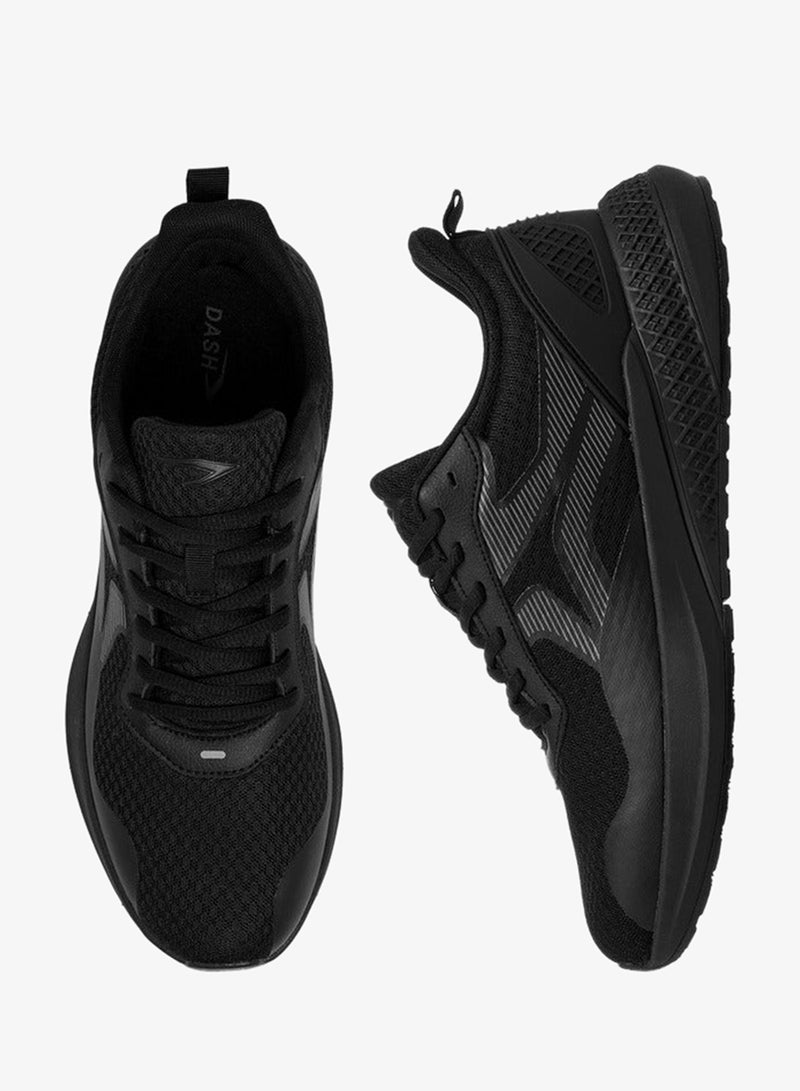 Dash Men Panelled Shoes with Lace-Up Closure - Image 3