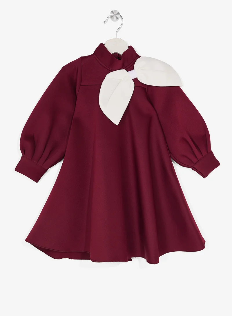 Little Golden Apple Little Puff Sleeve Dress