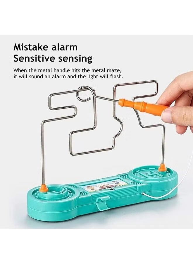 Buzz Wire Game, Collision Electric Shock Maze Game, Intellectual Development Toys, Electric Shock Game Buzzer, Concentration Exercises for Kids Teens Adult  - Image 1