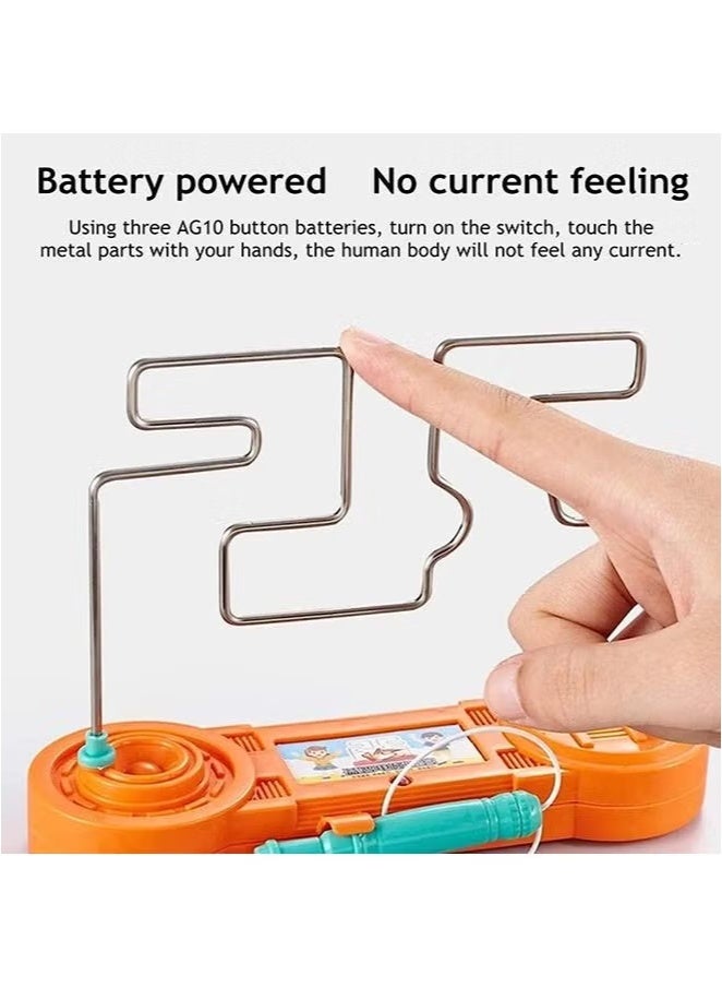 Buzz Wire Game, Collision Electric Shock Maze Game, Intellectual Development Toys, Electric Shock Game Buzzer, Concentration Exercises for Kids Teens Adult  - Image 2