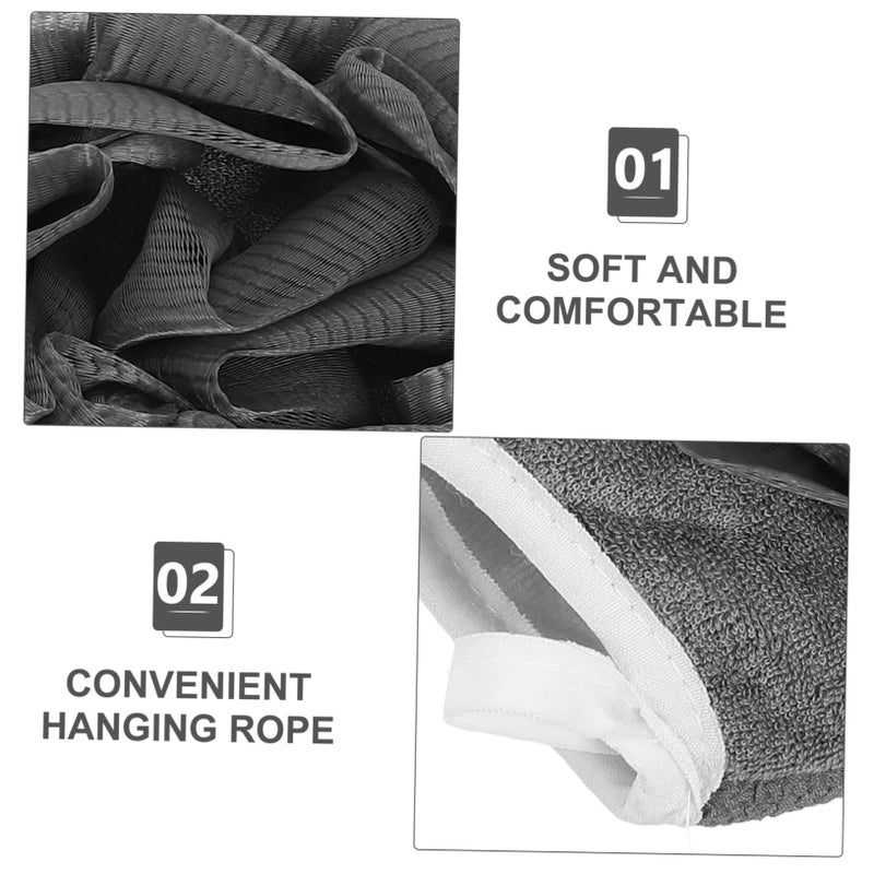 Dual Sided Exfoliating Shower Gloves Back Scrubber Set Of 4 For Deep Cleansing - Image 5