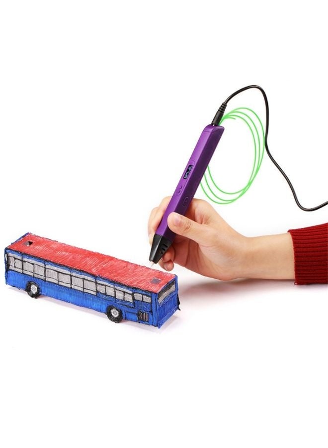 RP800A Childrens Educational Toys 3D Printing Pen, Plug Type:AU Plug(Purple) - Image 2