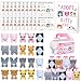 Jiytivity 63 Pcs Adopt a Cat Party Favors Include 20 Foldable Kitten Boxes 20 Mini Stuffed Cats 20 Card 1 Sign 2 Fence for Adopt a Kitty Party Favors Cat Supplies Gifts - Image 2