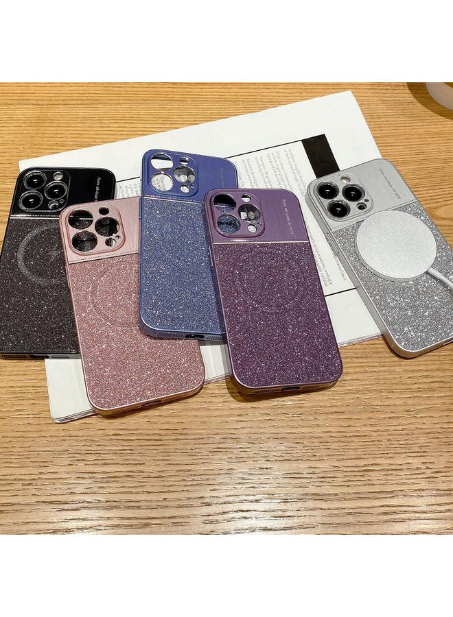 erorex Case For iPhone 12 Pro Magsafe Magnetic Metallic Glitter Powder Shockproof Phone Case - Image 2
