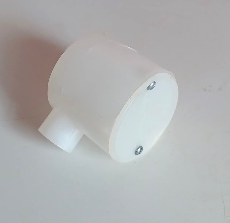 Electrical Junction Box 1 Way 1 Height 55mmWhite 6 Pcs  - Image 4
