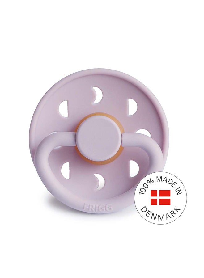 FRIGG Moon Phase Latex Baby Pacifier 6-18M 1-Pack Soft Lilac - Size 2 - Image 3