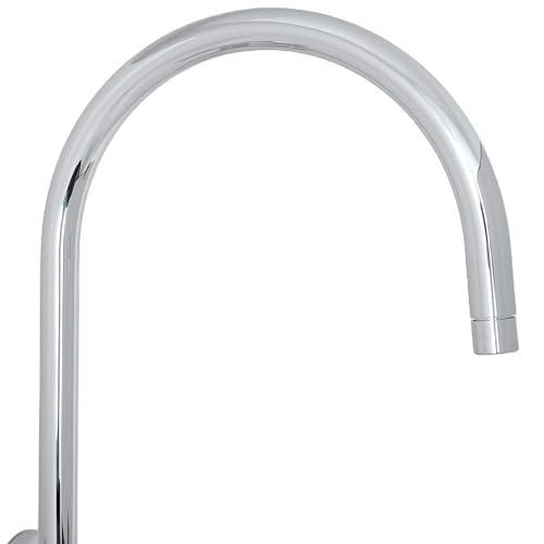 Jaquar Lyric Series Wall Mounted Swinging Spout HOT and Cold Sink Mixer (Chrome) | Twin Side Lever, Brass Body Water Tap/Faucet/Cock for Bathroom/Kitchen Wash Basin | LYR-CHR-38309 - Image 3