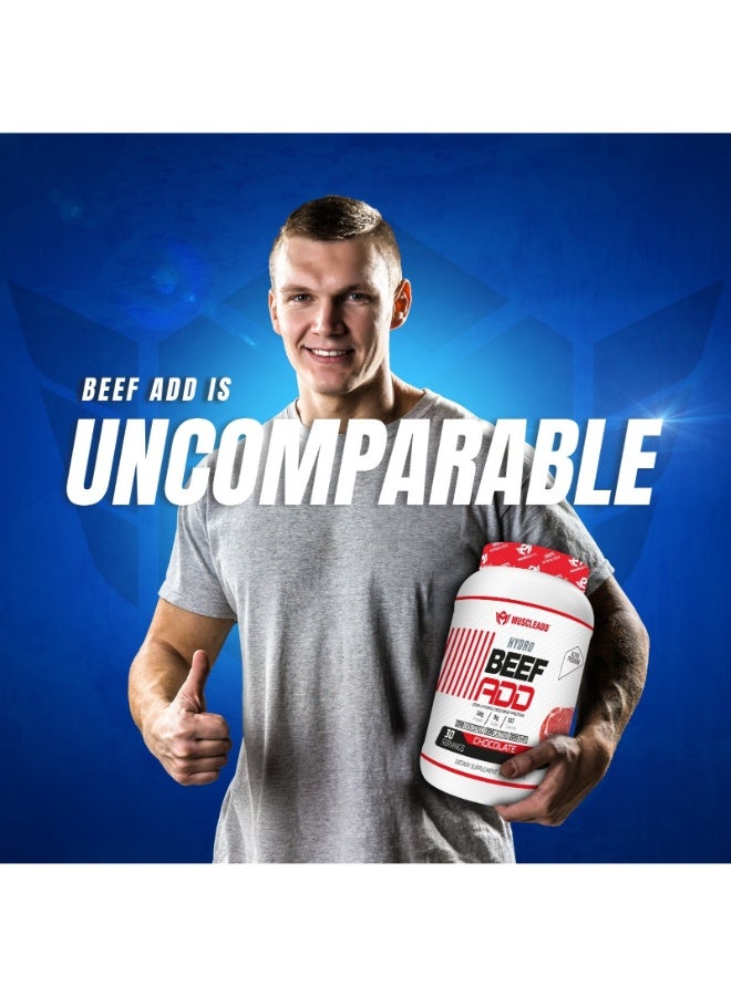 مسكليد هيدرو بيف 100٪ بروتين لحم بقري متحلل - 30 سيرف شوكولاتة - Image 3