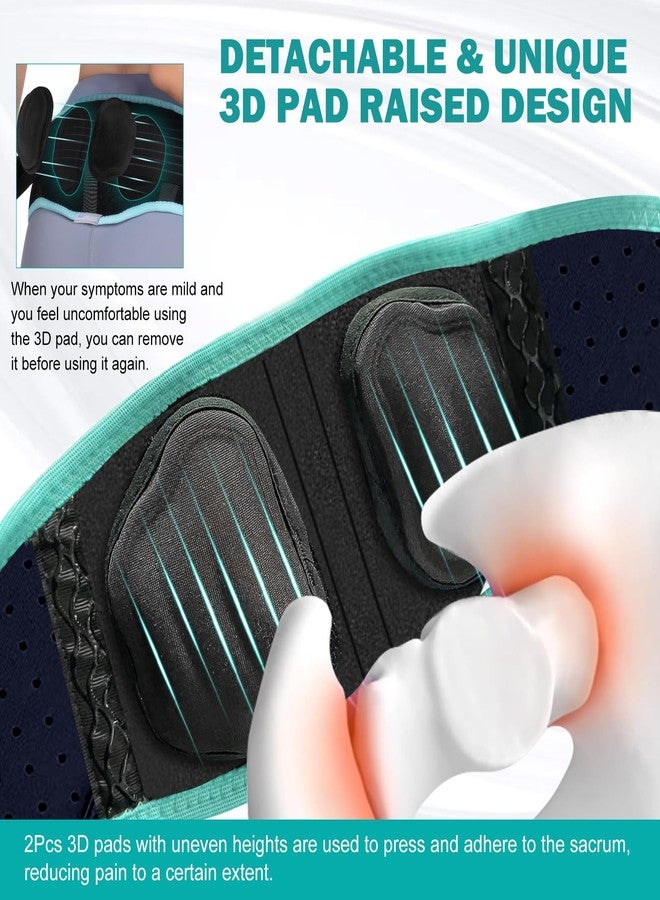 TANDCF Sacroiliac Hip Belt With Double 3D Pad for Women and Men，With Anti Slip Strips Adjustable Pelvic Support Belt for Sciatica, Pelvis, Lumbar & Nerve Pain Si Joint Dysfunction Trochanter brace(Regular) - Image 4