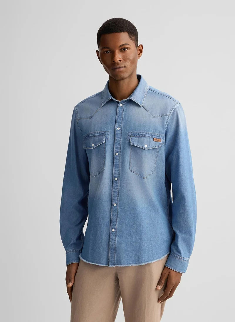 ليو جو Denim Shirt