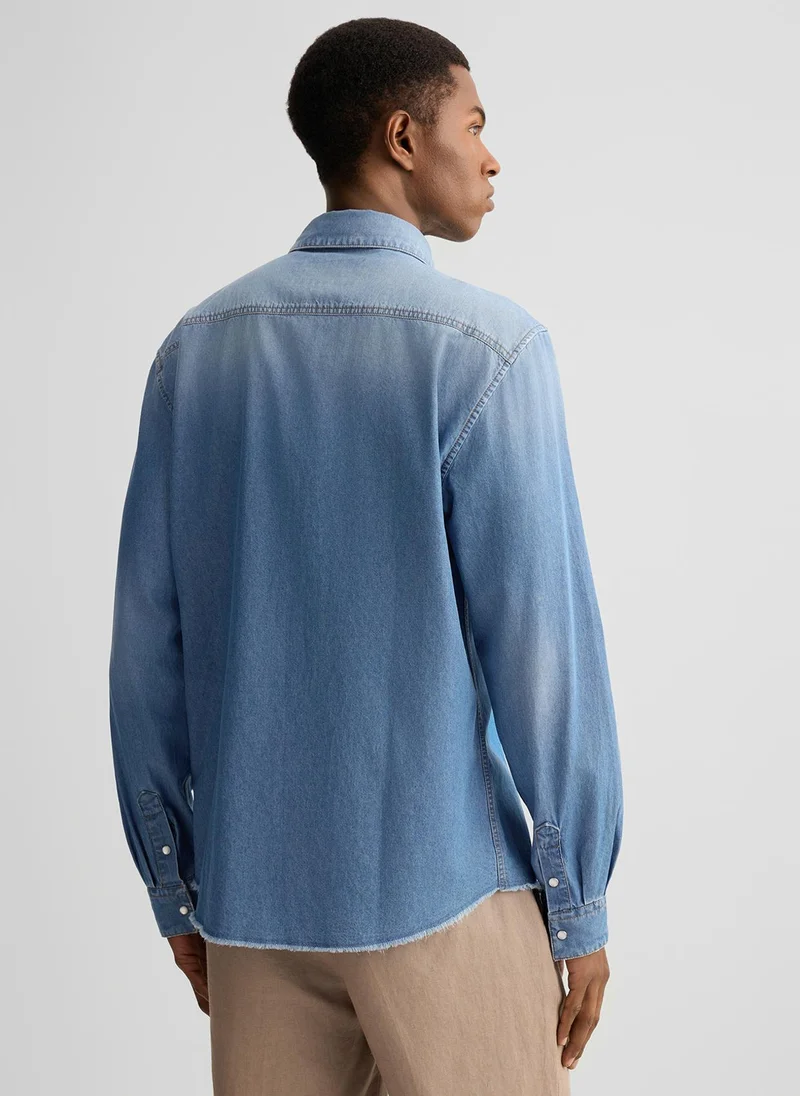 ليو جو Denim Shirt