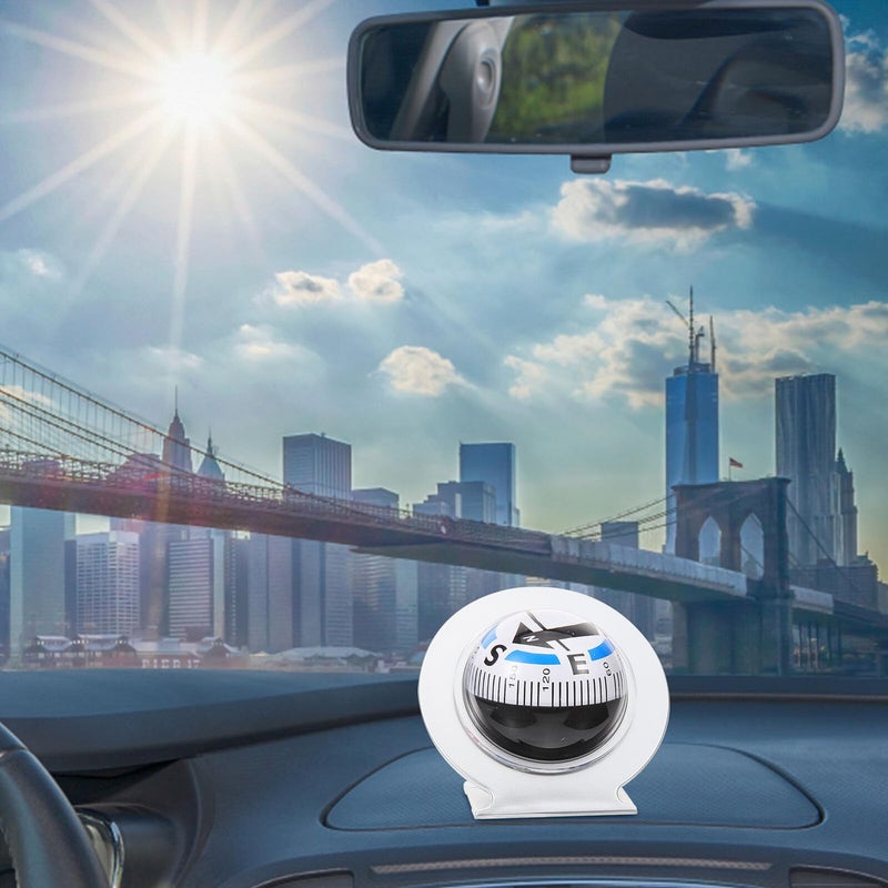 Large Magnetic Dashboard Compass Ball for Car Boat Navigation Outdoor Camping LC600 - Image 5