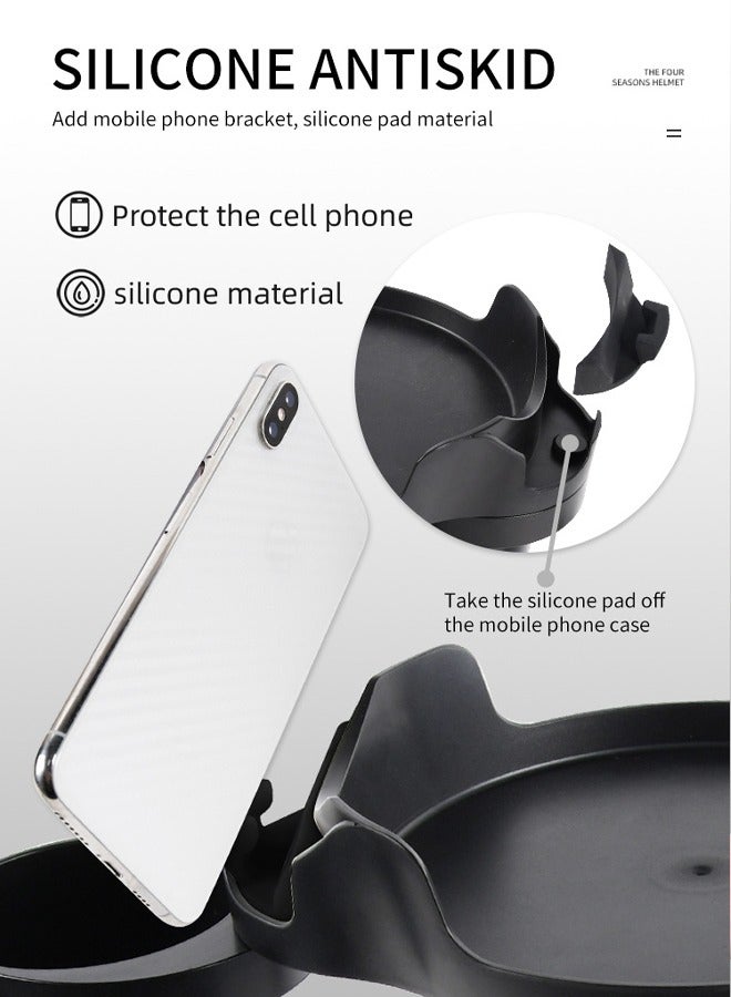 Generic Car Cup Holder Tray, 360° Rotatable Car Food Tray with Phone Slot，Multifunctional Cup Holder Expander with Tray and Swivel Arm for Car  3-in-1 Adjustable Swivel CAR Food Tray, Universal Vehicle Cup Holder Expander Drink Stand for Food, Phone - SUV Truck Road Trip Essentials  - Image 4