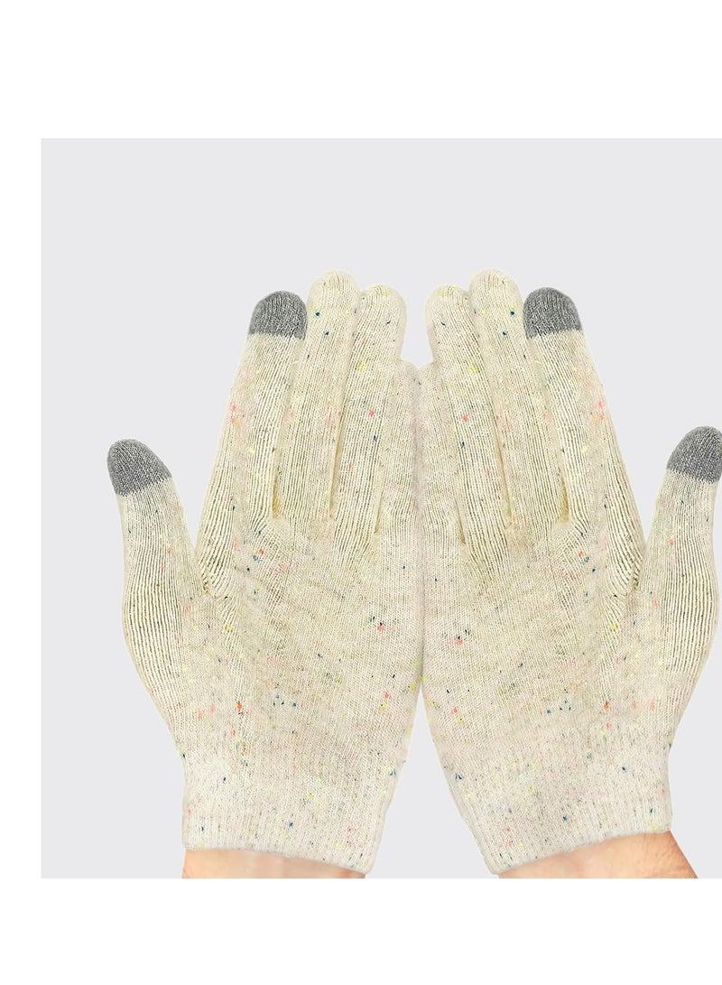 Kitsch Kitsch Moisturizing Gloves Overnight, Cotton Gloves for Dry Hands Treatment, Lotion Gloves for Women & Men, Soft Hydrating & Infused Gel Spa Gloves for Kids, One Size Fit Most Washable & Reusable Pair - Image 2