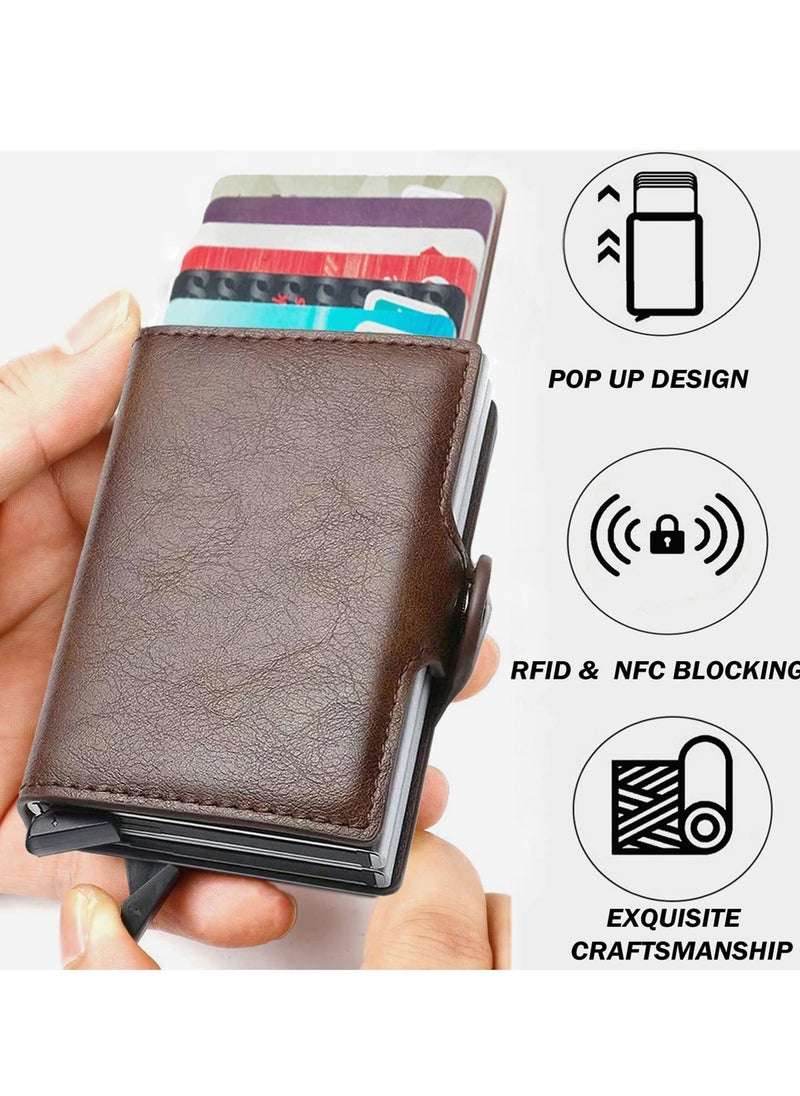 Wallet for Men Credit Card Holder, Automatic Pop Up Wallet with RFID, Leather Slim Card Case Front Pocket Anti-theft Travel Thin Wallets, Metal Money Organizers for Women Up to Holds 14 cards+ Cash - pzsku/Z74C2DE71ECEC1C79F4C0Z/45/_/1698635265/bd2167f3-8839-4b83-915d-fbeb1cda9f58